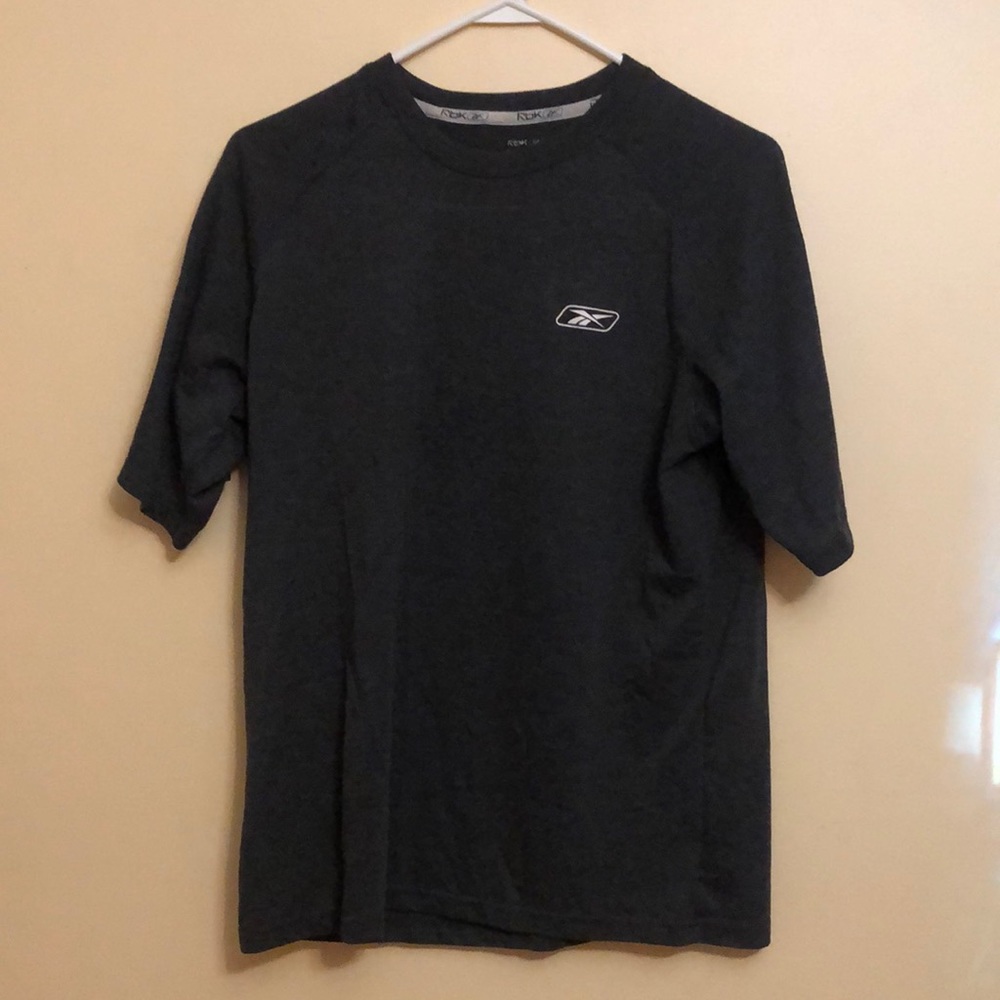MENS LARGE REEBOK TEE - GREY, COMFY, PERFORMANCE